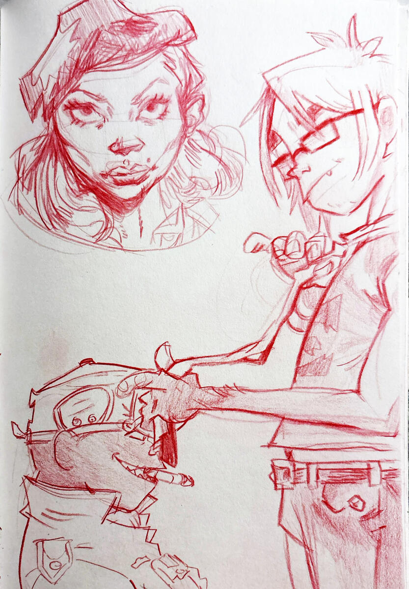 Jamie Hewlett Study Jamie Hewlett Study